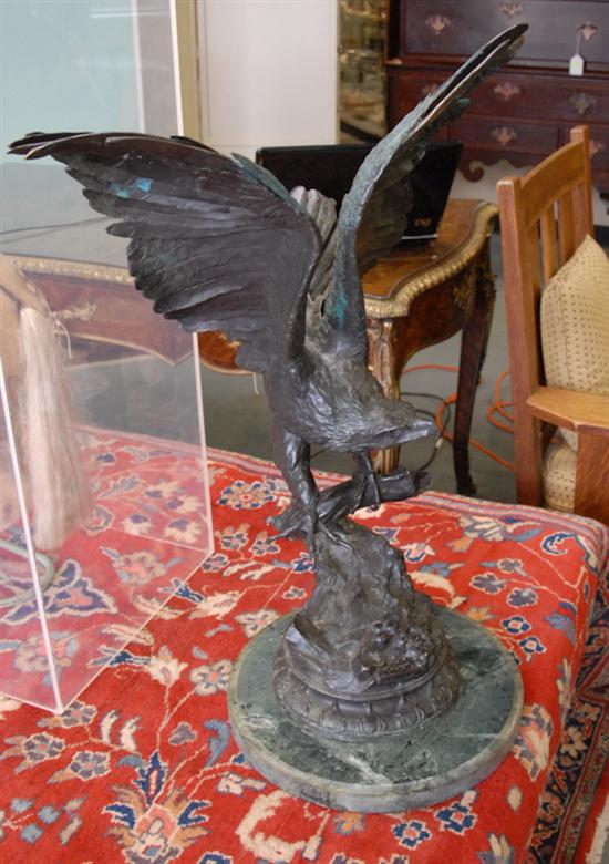 Appraisal: Jules Moigniez - France Aigle a l'envol cast bronze with