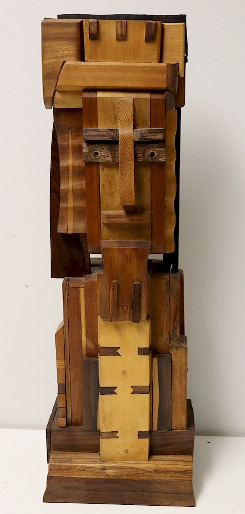 Appraisal: Mortimer Borne Wood Sculpture From the Borne estate - Dimensions