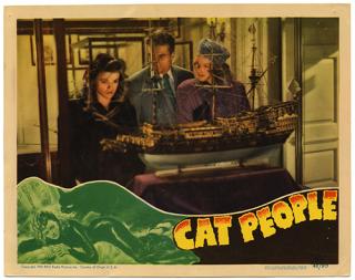 Appraisal: Cat People RKO Lobby card x Landmark noir film from