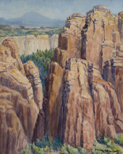 Appraisal: FRANCES GEARHART Bryce Canyon Utah Watercolor x inches x mm