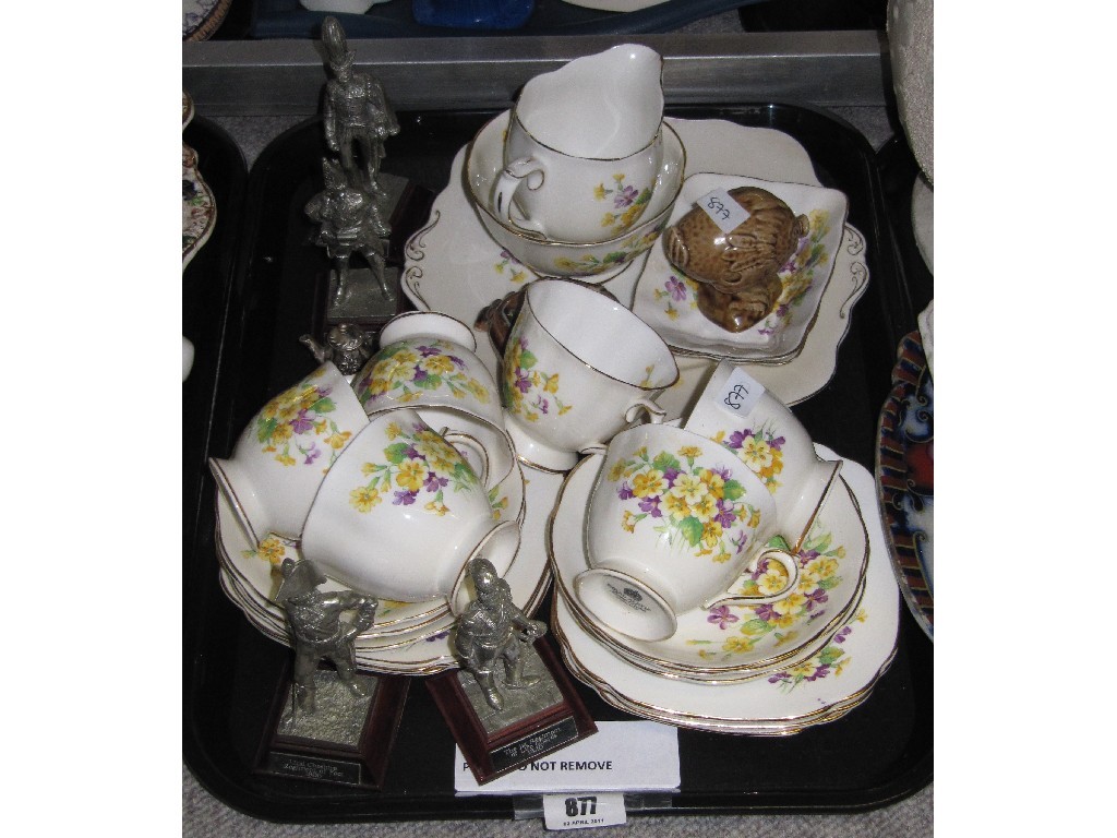 Appraisal: Royal Albert Primrose half teaset Beswick Haggis Wade crab and