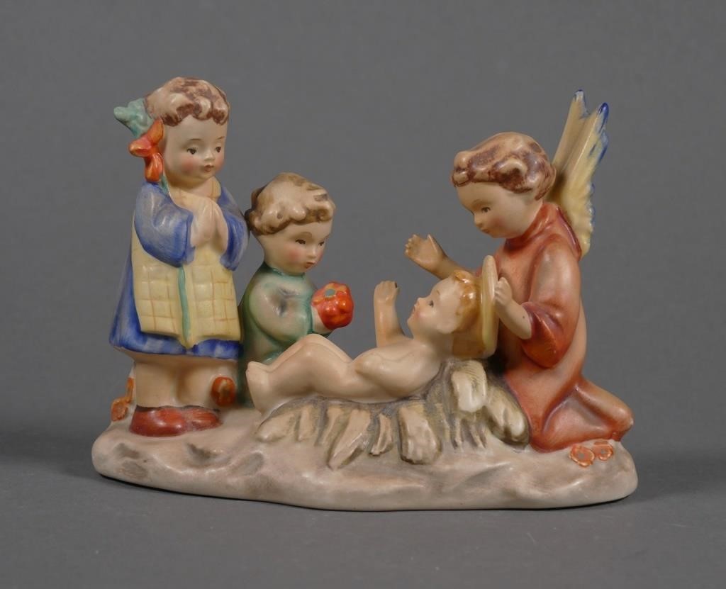 Appraisal: Extremely rare Hummel Heavenly Song candleholder Produced in limited quantities