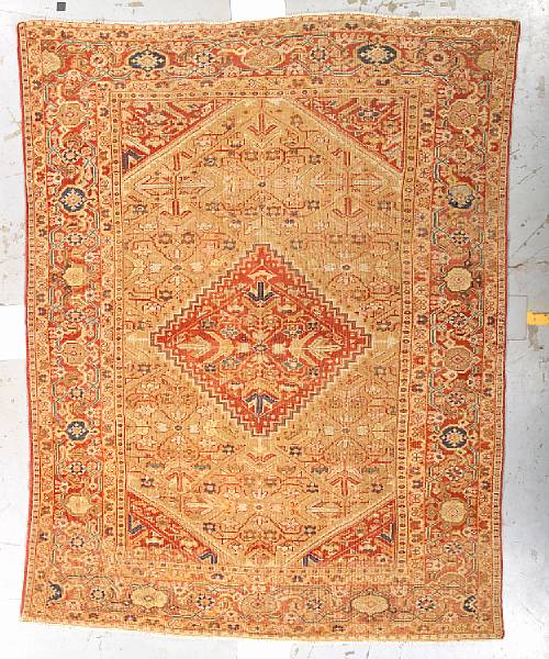 Appraisal: A Mahal carpet Central Persia circa size approximately ft in