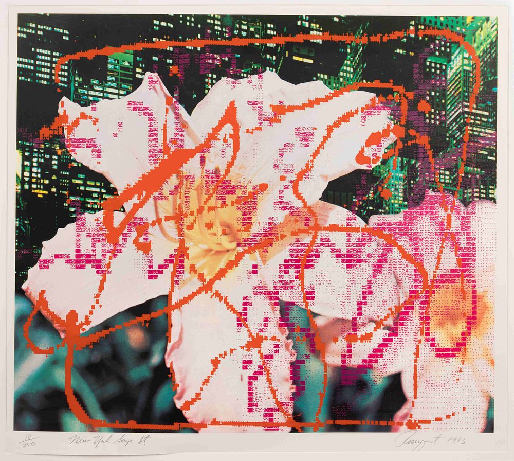 Appraisal: James Rosenquist American - New York Says It James Rosenquist