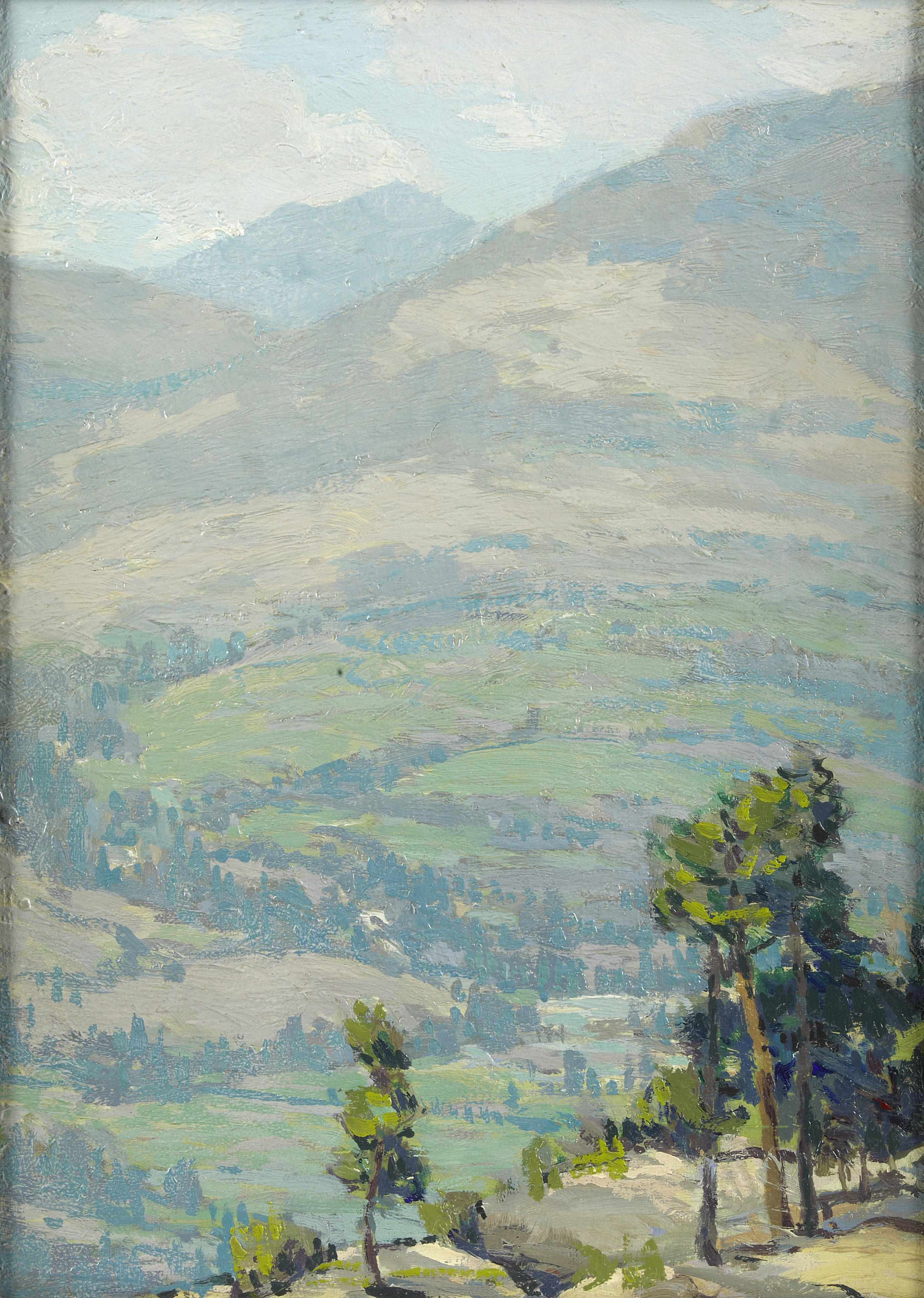 Appraisal: Frank Howard Marshall American - California landscape Palo Alto bears