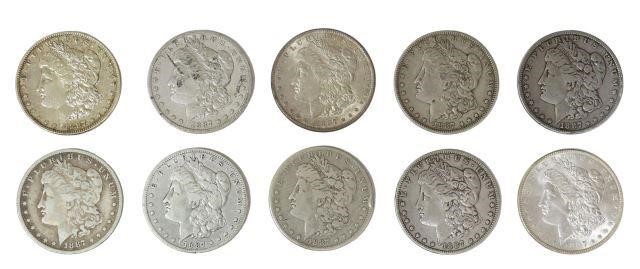 Appraisal: lot of U S Morgan Silver Dollars 'O'