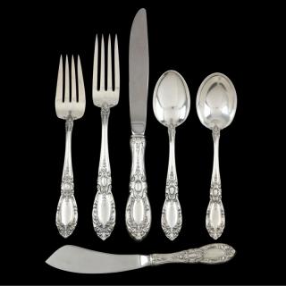 Appraisal: Towle King Richard Sterling Silver Flatware Service pieces service for