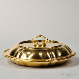 Appraisal: Buccellati Sterling Silver-gilt Entree Dish and Cover Milan Italy mid