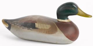 Appraisal: Pair of carved and painted decorative mallard duck decoys ca