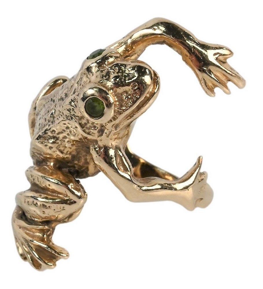 Appraisal: Karat Gold Frog Ring grams size Karat Gold Frog Ring