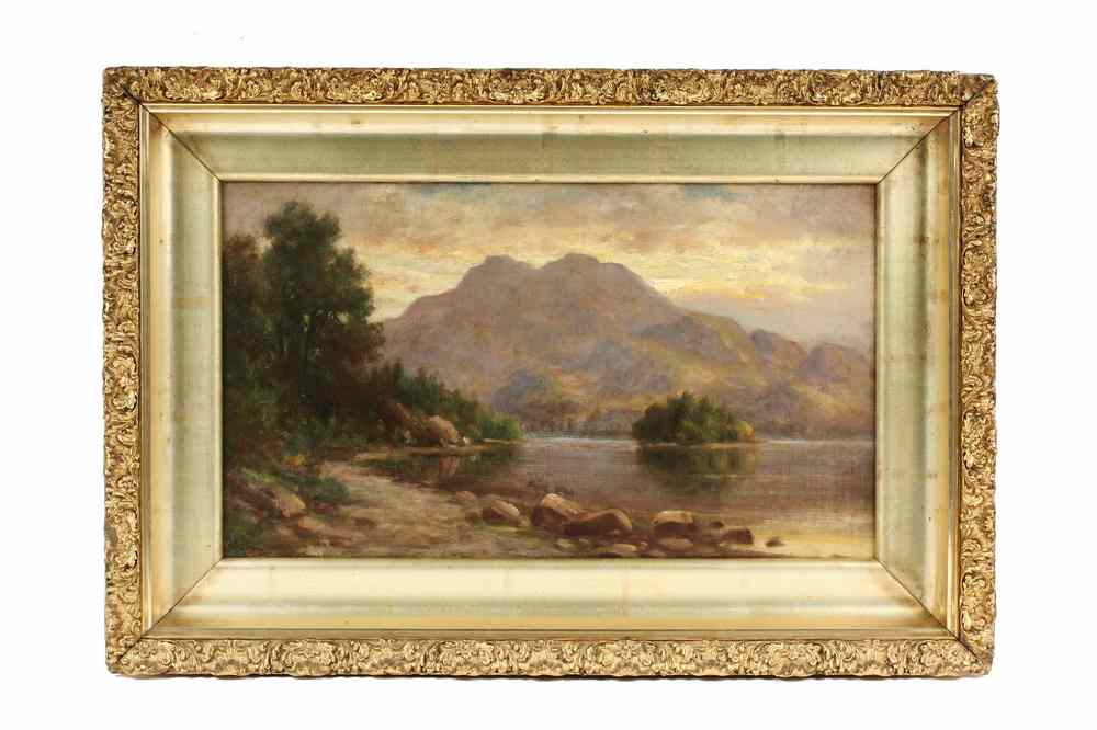 Appraisal: OOC - 'Ellen's Island Loch Katrine Scotland' by Hiram Reynolds