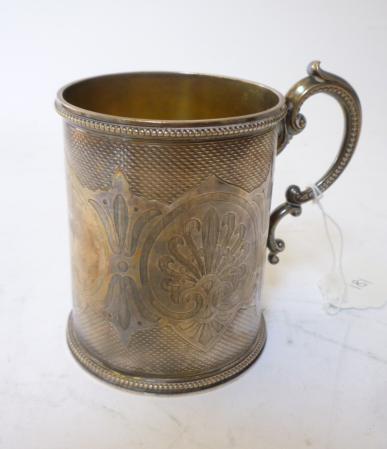 Appraisal: A VICTORIAN MUG maker The Barnards London of plain tapering