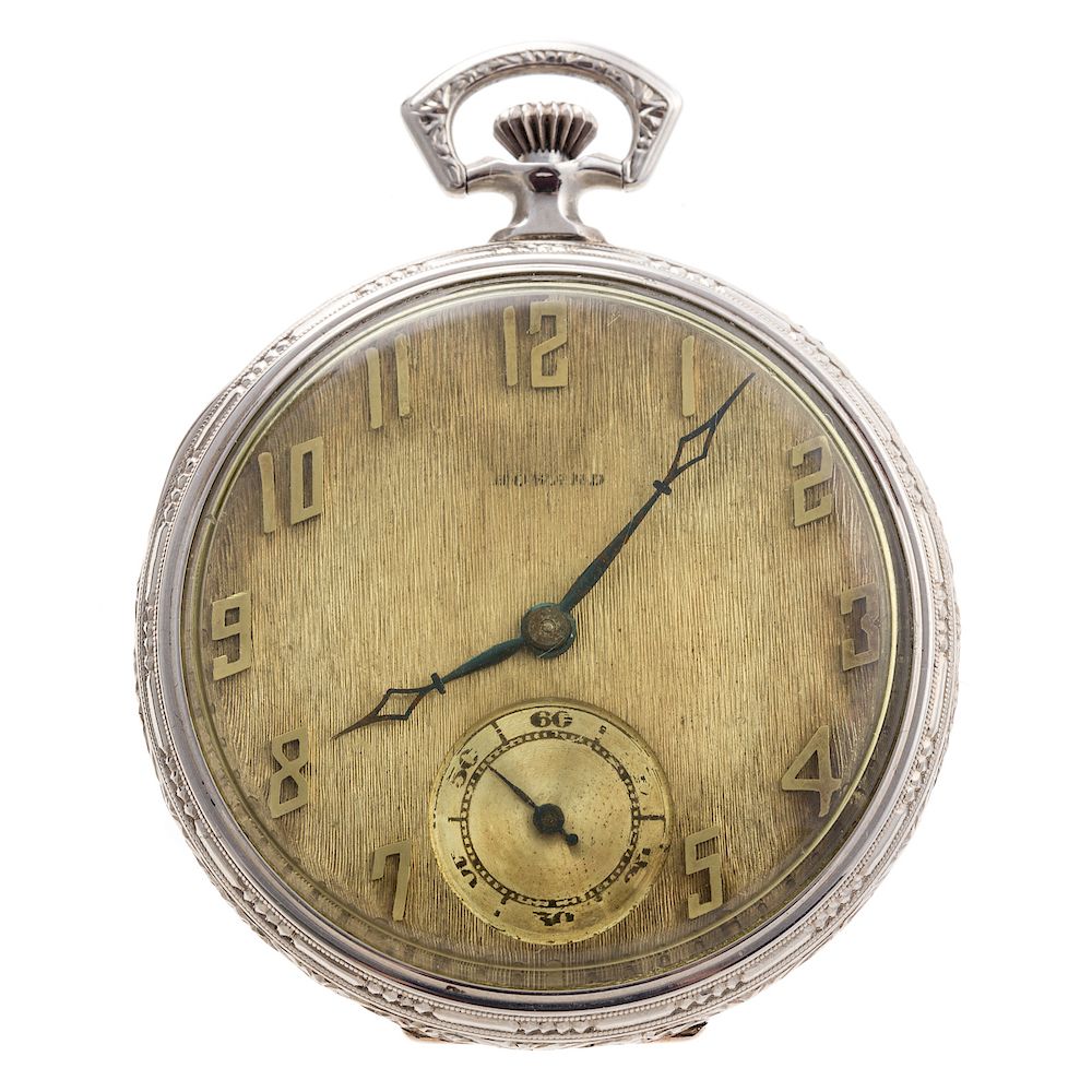 Appraisal: A Gentlemen's Howard Pocket Watch Silver Howard open face pocket