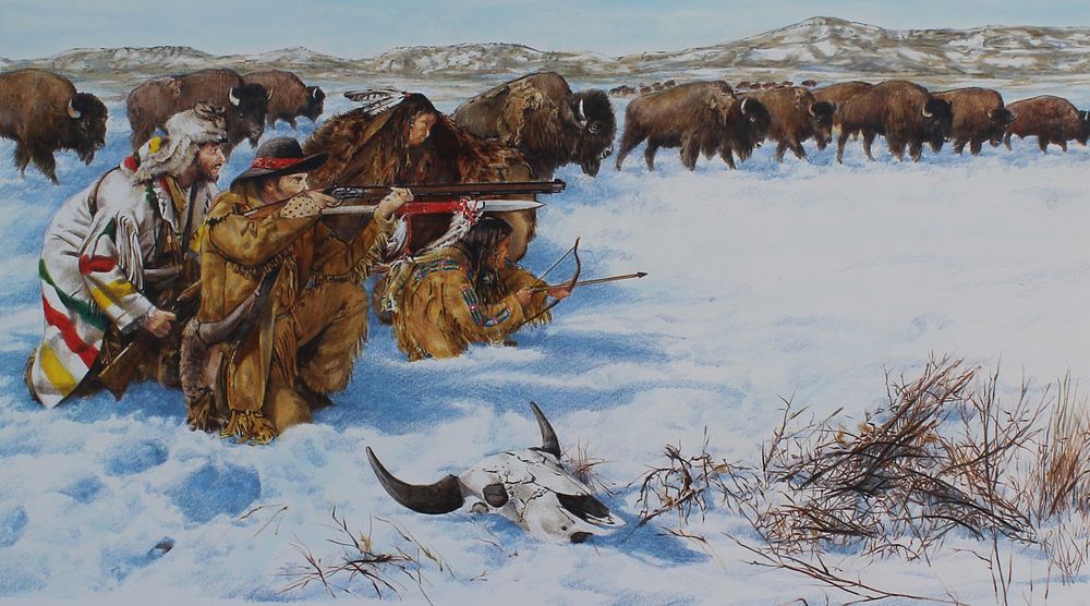 Appraisal: Paul Chris Calle Sacred Buffalo Calling Paul Calle - and