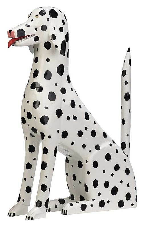 Appraisal: Lonnie and Twyla Money Kentucky th century Folk Art Dalmatian