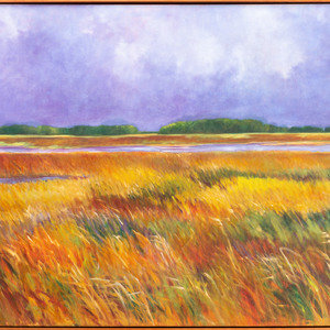 Appraisal: Ellen Glasgow American b Landscape with Marsh oil on canvas