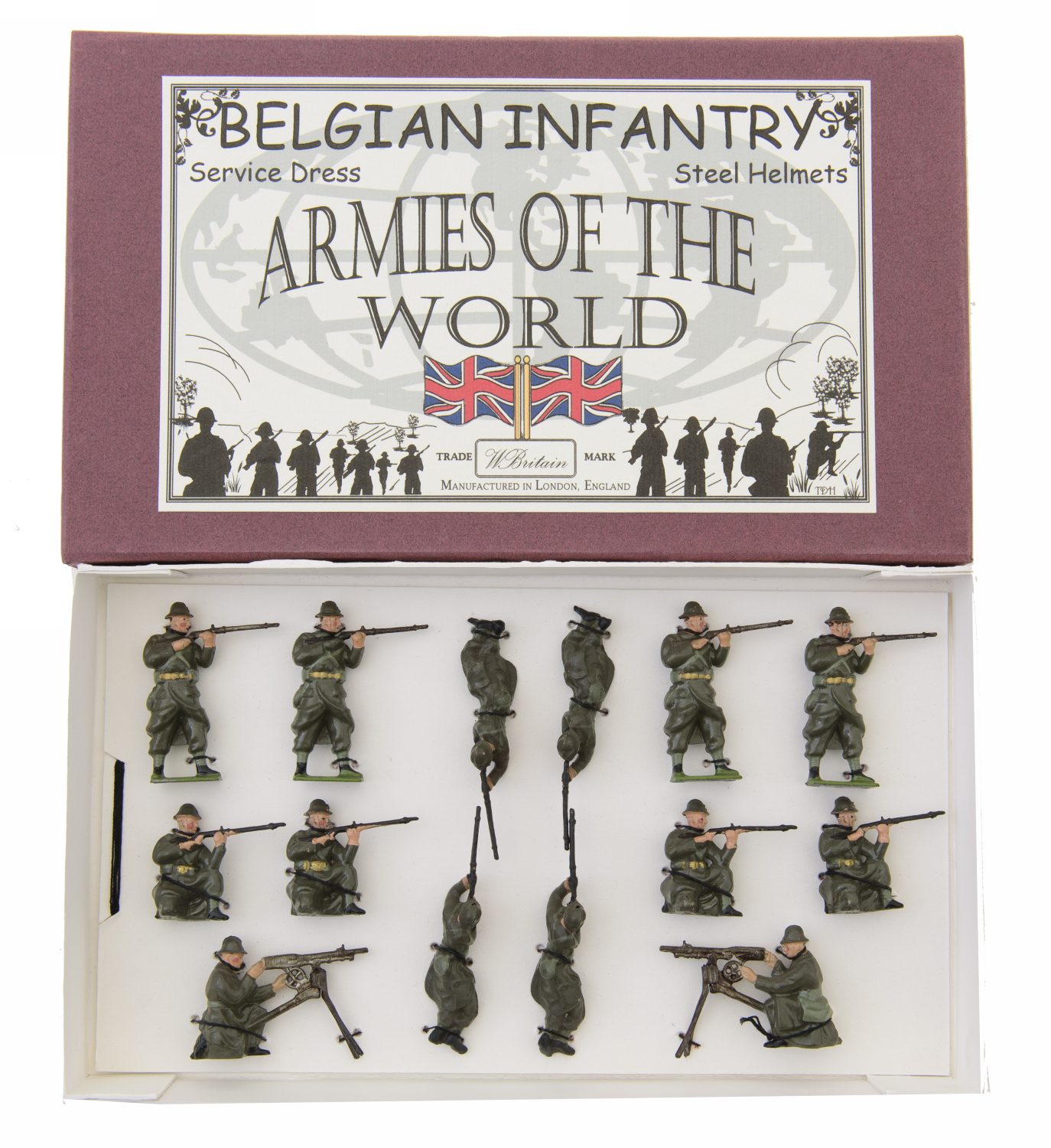 Appraisal: REPRODUCTION W BRITAIN 'ARMIES OF THE WORLD' SERIES 'BELGIAN INFANTRY'