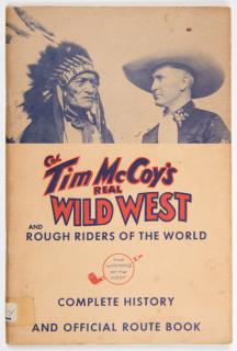 Appraisal: Collection of Ephemera Related to Tim McCoy Various dates and