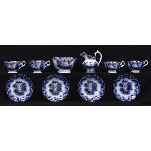 Appraisal: A Samuel Alcock Co bone china Kremlin pattern flow blue