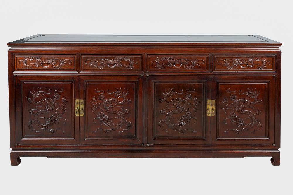 Appraisal: CHINESE HARDWOOD DRESSERCondition with areas of discoloration and wear to