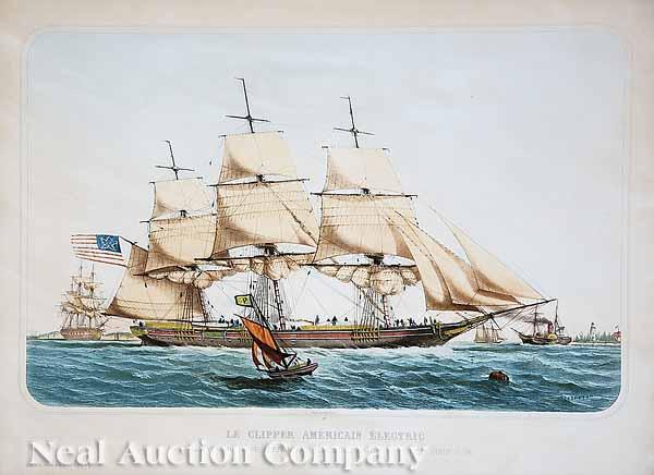 Appraisal: Lemercier Cie Publishers Le Clipper American Electric De New York