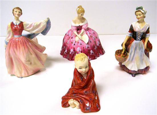 Appraisal: Four Royal Doulton figures Prue HN Gay Morning HN Victoria