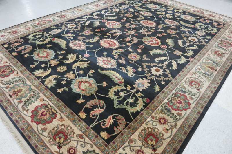 Appraisal: KARASTAN AMERICAN ORIENTAL CARPET Ashara Collection Agra Black pattern overall