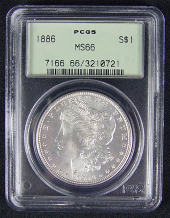 Appraisal: Morgan Dollar PCGS certified and graded MS