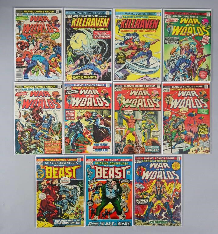 Appraisal: COMICS AMAZING ADVENTURES BEAST AVENGERSMarvel Comics Group Amazing Adventures issues