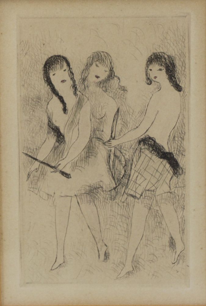 Appraisal: Marie Laurencin French Spain - Etching From a storage -