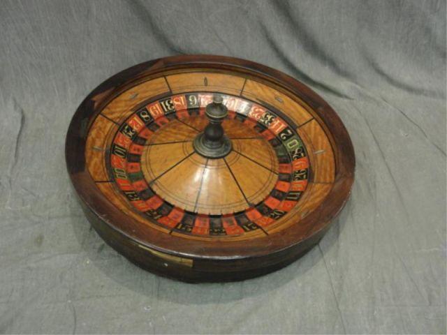 Appraisal: Vintage Roulette Wheel From a Scarsdale home Dimensions diam