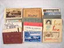 Appraisal: Seventeen books of early th c postcards typically or in