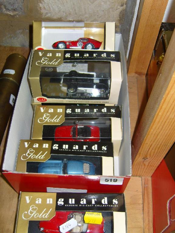 Appraisal: A collection of seven boxed Vanguards die cast model vehicles