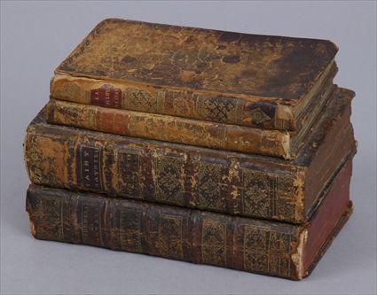 Appraisal: FINE LEATHER BOUND BOOK SET Opening to reveal a liquor