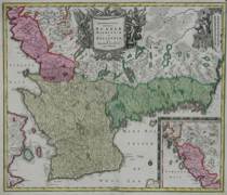 Appraisal: Matthias Seutter German - Scania Blekingia et Hallandia engraved map