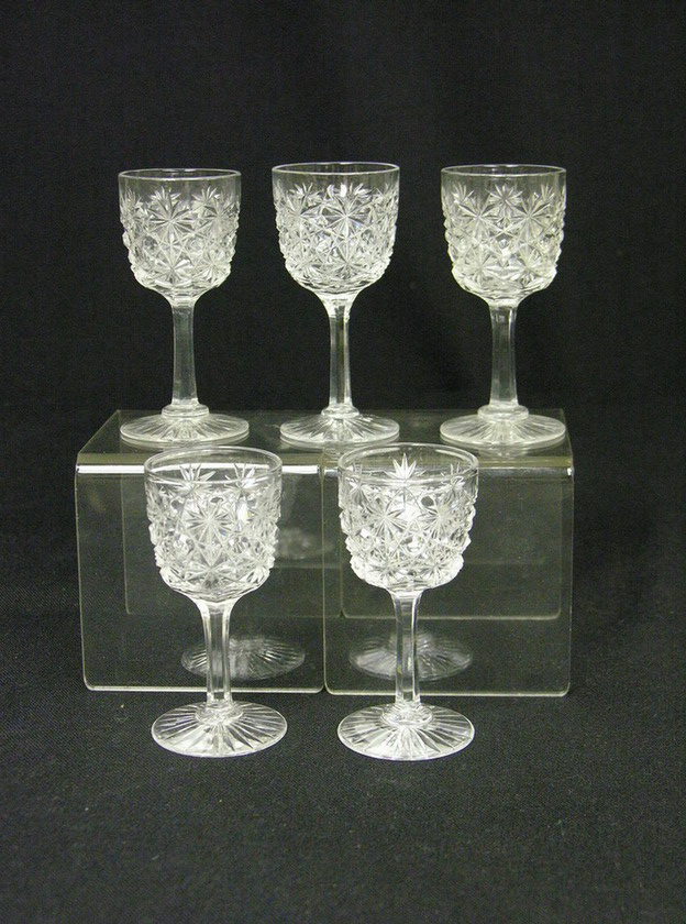 Appraisal: RUSSIAN CUT CORDIALS ABP Set of Russian cut Cordial point