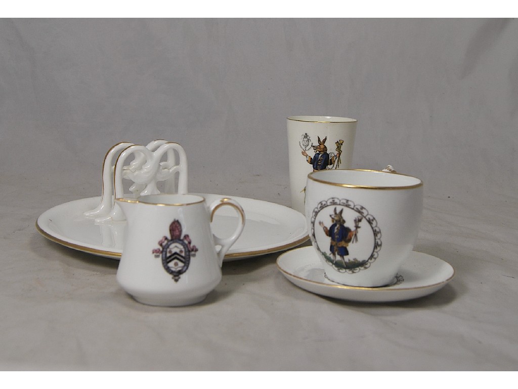 Appraisal: Of Winchester College Interest - Assorted wares decorated with 'The