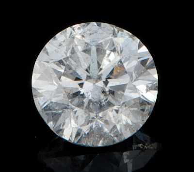 Appraisal: An Unmounted Round Brilliant Cut Diamond Carat Approx G color