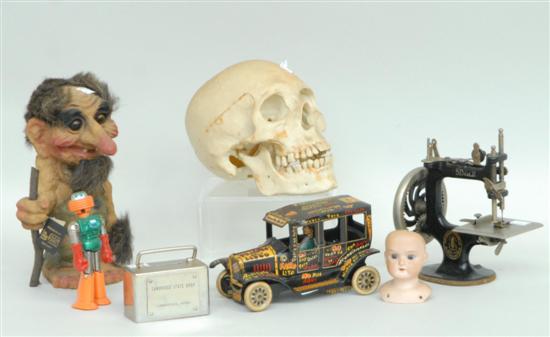 Appraisal: SEVEN MISCELLANEOUS TOYS Property from the home of Westport Ct