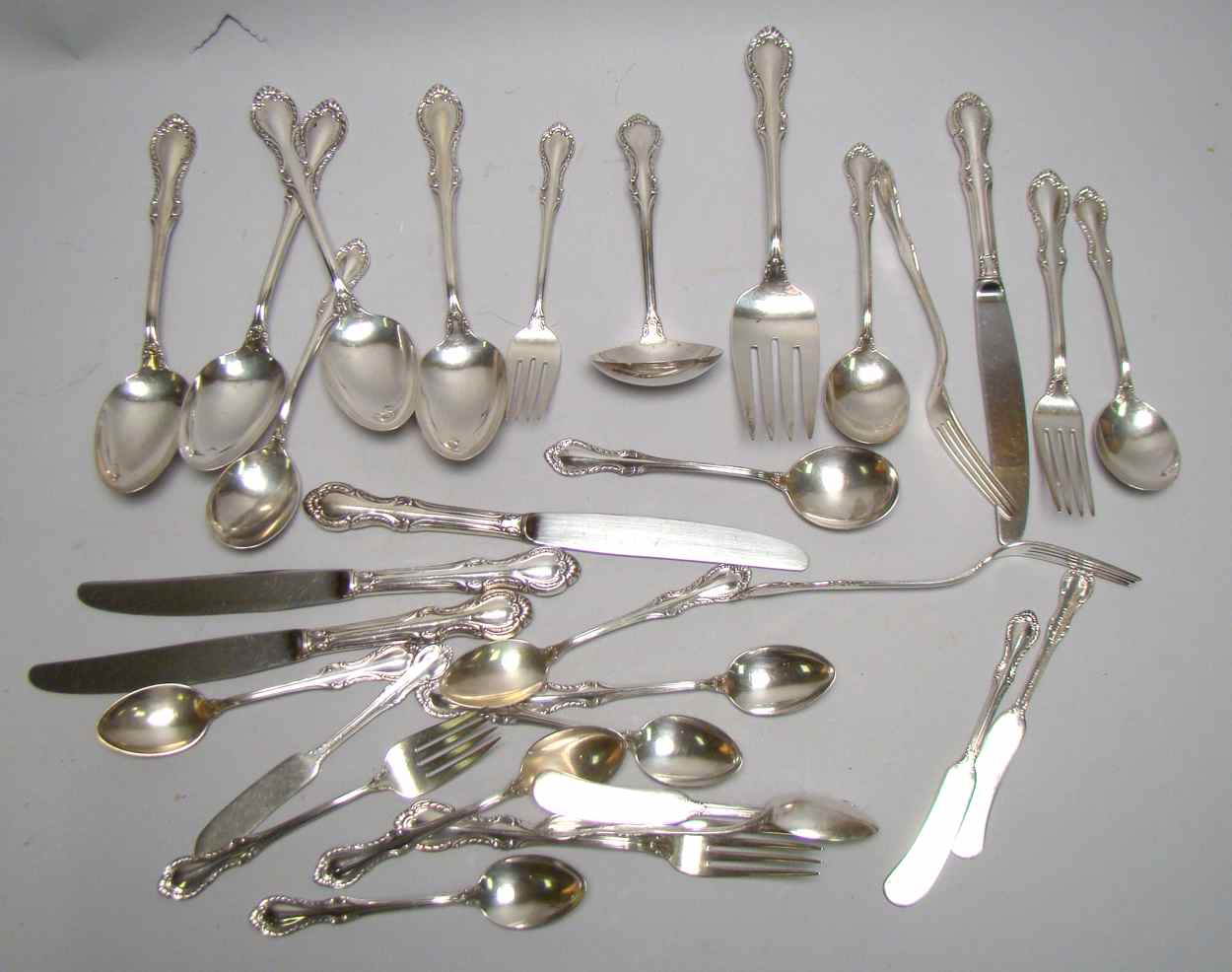 Appraisal: INTERNATIONAL SILVER CO STERLING SILVER PARTIAL FLATWARE SERVICE In the