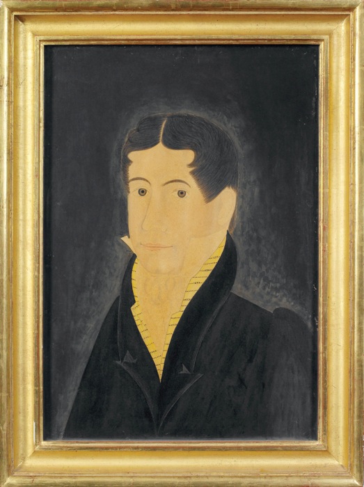 Appraisal: ATTRIBUTED TO MR WILSON PORTRAIT OF ISSAC TOMPKINS OF CORNISH