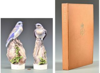 Appraisal: Pair Dorothy Doughty Mountain Bluebirds and Doughty bird book st-