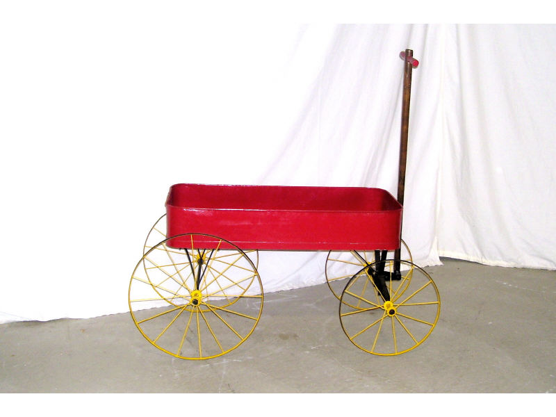 Appraisal: Early th Century Wagon Victorian era wagon restored steel construction