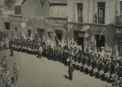 Appraisal: MODOTTI TINA - Untitled Protest rally Silver print x inches