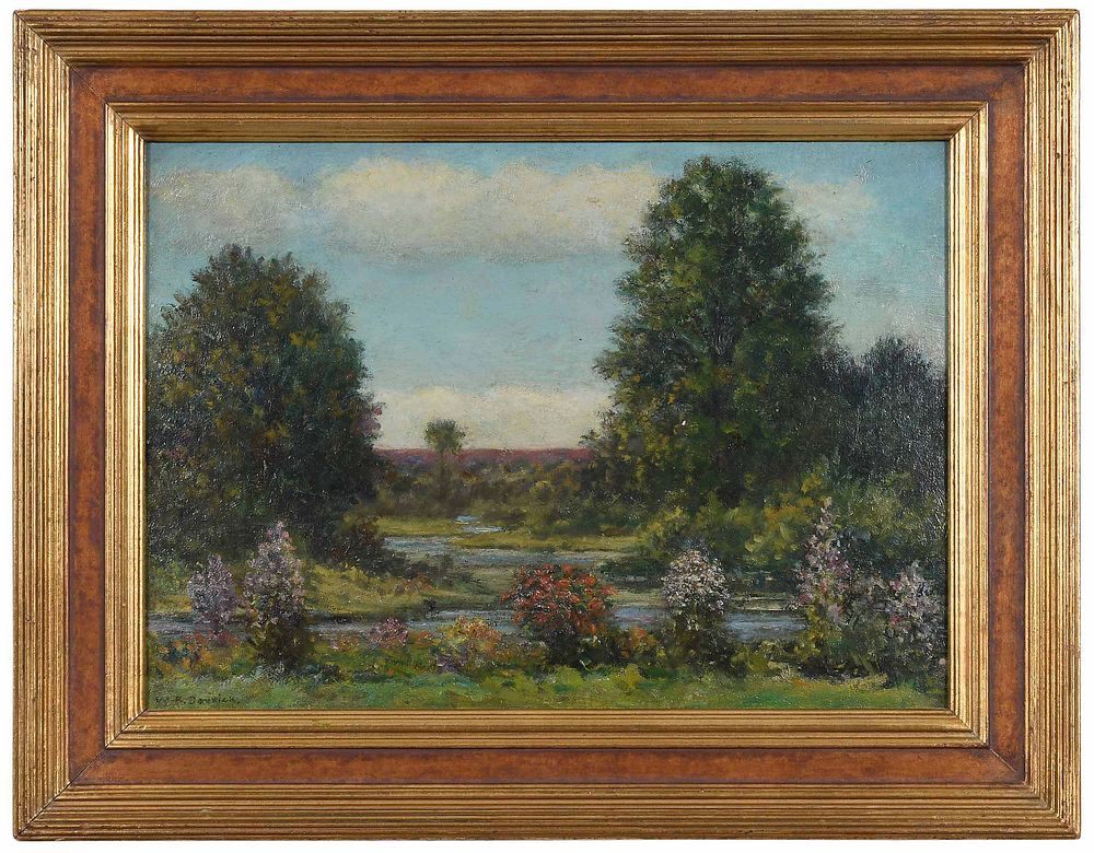 Appraisal: William Derrick American - Summer Landscape signed lower left W