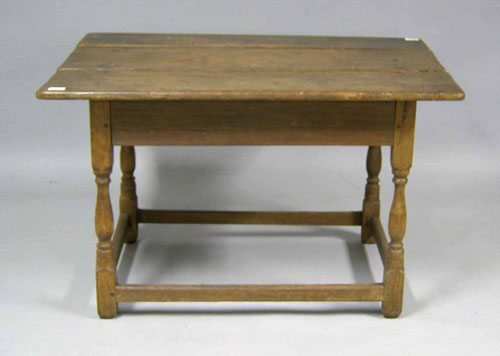 Appraisal: New England pine tavern table late th c h w