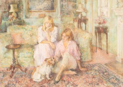 Appraisal: Rachel Hemming Bray born Portrait of two young Ladies with