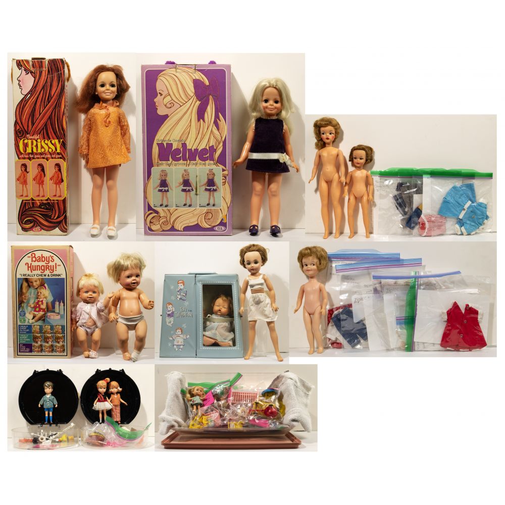 Appraisal: S DOLL AND ACCESSORY ASSORTMENT items including Tiny Thumblina having