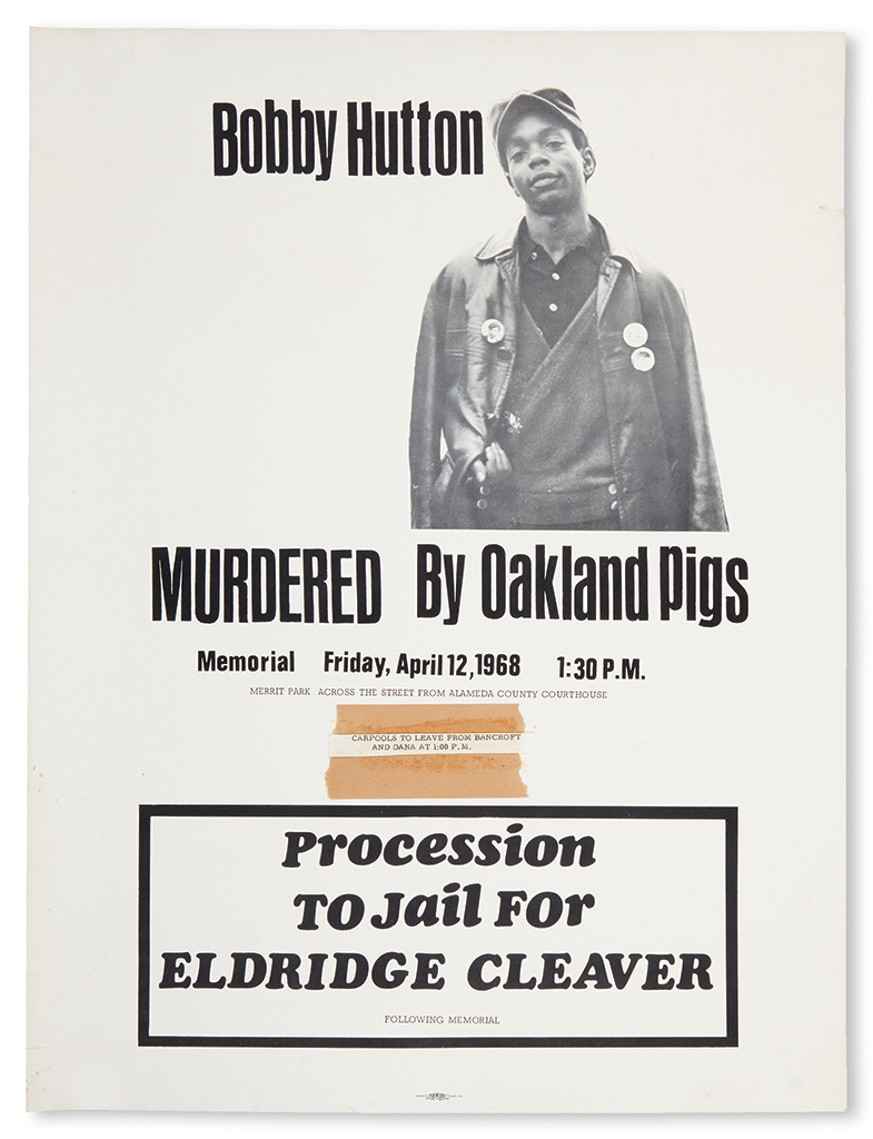 Appraisal: BLACK PANTHERS HUTTON BOBBY Bobby Hutton Murdered by Oakland Pigs