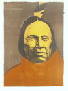 Appraisal: MONUMENTAL COLOR LITHO - ' Red Cloud Sioux ' by